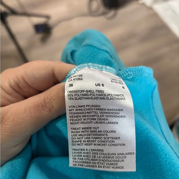 Bogner Blue Zip Up Jacket With White Trim and Pockets Size Small - Picture 9 of 9